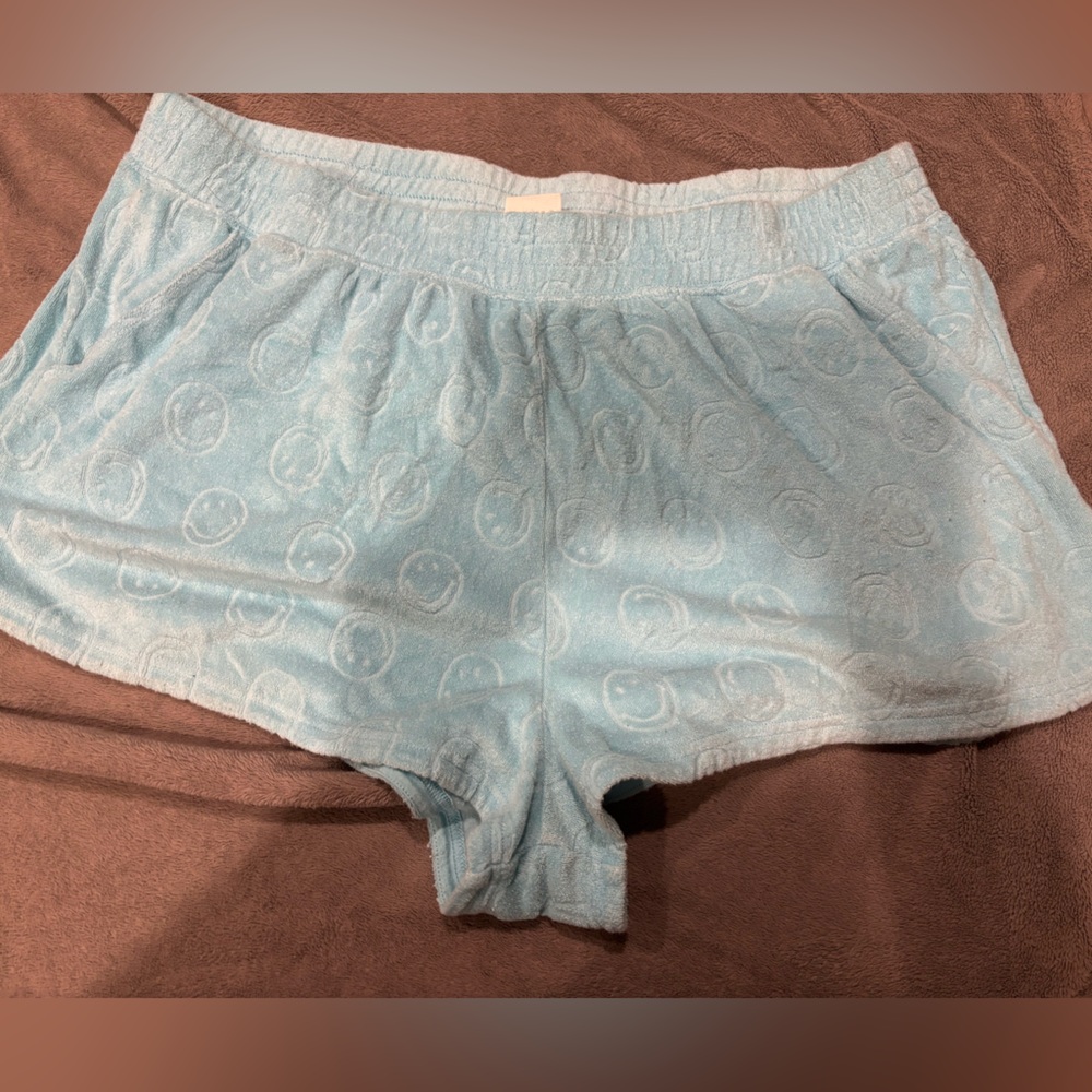 Aerie Blue Athletic Shorts Soft Comfortable Fit